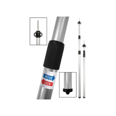 Bo-Camp Tarpaulin/Tent Pole 3 Parts (93-230cm)