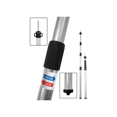 Bo-Camp Tarpaulin/Tent Pole 4 Parts (102-230cm)