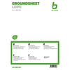 Bo-Camp Groundsheet Tarpaulin Transparent (4x3 Metres)