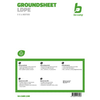 Bo-Camp Groundsheet Tarpaulin Transparent (4x3 Metres)