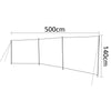 Bo-Camp Windbreak Dennis with Window 3 Parts