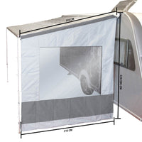 Bo-Camp Side Wall for Caravan Awning Universal (2.25 Metres)