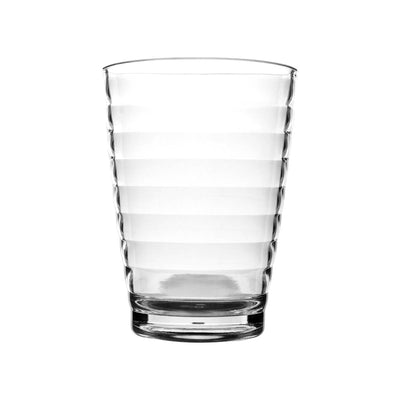Bo-Camp Lemonade Glass Polycarbonate Ribbed (350ml / 4 Pieces)