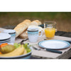 Bo-Camp Lemonade Glass Polycarbonate Ribbed (350ml)