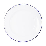 Bo-Camp Dinner Plate Enamel White/Blue
