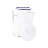 Bo-Camp Tea Kettle Enamel White/Blue (1.6 Litres)