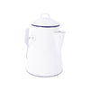 Bo-Camp Tea Kettle Enamel White/Blue (1.6 Litres)