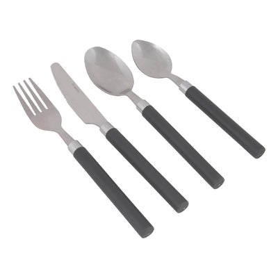 Bo-Camp Cutlery Set Rvs (16 Pieces / 4 Persons / Grey)