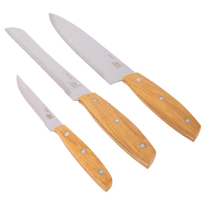 Bo-Camp Urban Collection Knife Set Bethnal (3 Pieces)