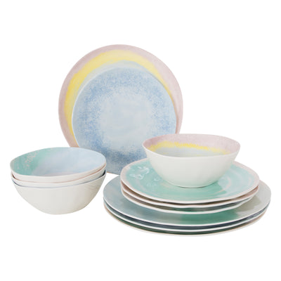 Bo-Camp Pastel Collection Tableware Barfleur (12 Pieces)