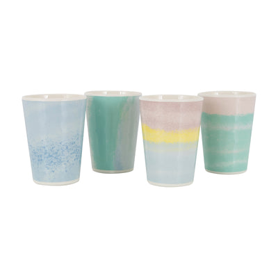 Bo-Camp Pastel Collection Cup Barfleur (4 Pieces)