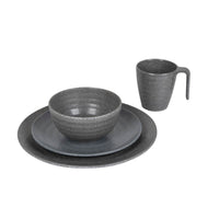 Bo-Camp Tableware Stone (16 Pieces / Grey)