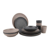 Bo-Camp Urban Collection Tableware Folk (16 Pieces / Beige/Grey)