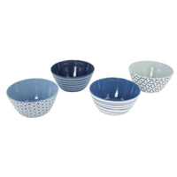 Bo-Camp Tableware Mix & Match Melamine (16 Pieces / Blue/White)
