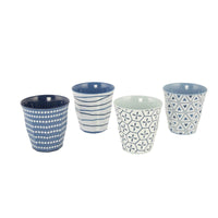 Bo-Camp Tableware Mix & Match Melamine (16 Pieces / Blue/White)