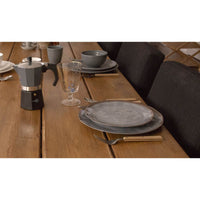 Bo-Camp Tableware Halo Melamine (12 Pieces / Grey)