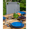 Bo-Camp Tableware Halo Melamine (12 Pieces / Blue)
