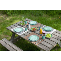 Bo-Camp Cup Halo Melamine (4 Pieces / Aqua)
