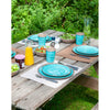 Bo-Camp Mug Halo L Melamine (4 Pieces / Aqua)