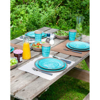 Bo-Camp Mug Halo L Melamine (4 Pieces / Aqua)