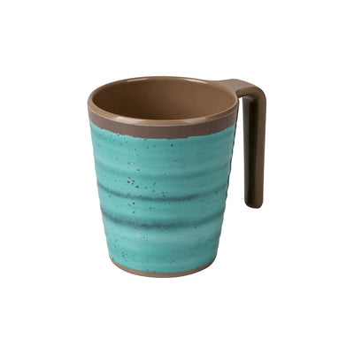 Bo-Camp Mug Halo L Melamine (4 Pieces / Aqua)