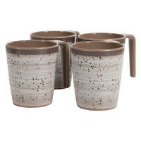 Bo-Camp Mug Halo L Melamine (4 Pieces / Beige)