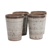 Bo-Camp Cup Halo Melamine (4 Pieces / Beige)