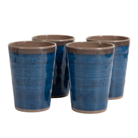 Bo-Camp Cup Halo Melamine (4 Pieces / Blue)