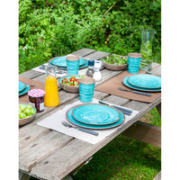Bo-Camp Mug Halo M Melamine (4 Pieces / Aqua)