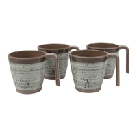 Bo-Camp Mug Halo M Melamine (4 Pieces / Beige)