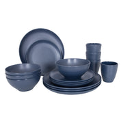 Bo-Camp Industrial Collection Tableware Orville (16 Pieces / Blue)