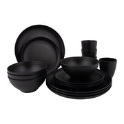 Bo-Camp Industrial Collection Tableware Orville 16 Pieces Black