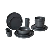 Bo-Camp Industrial Collection Tableware Patom (16 Pieces / Anthracite)