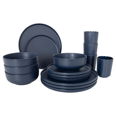 Bo-Camp Industrial Collection Tableware Patom (16 Pieces / Blue)