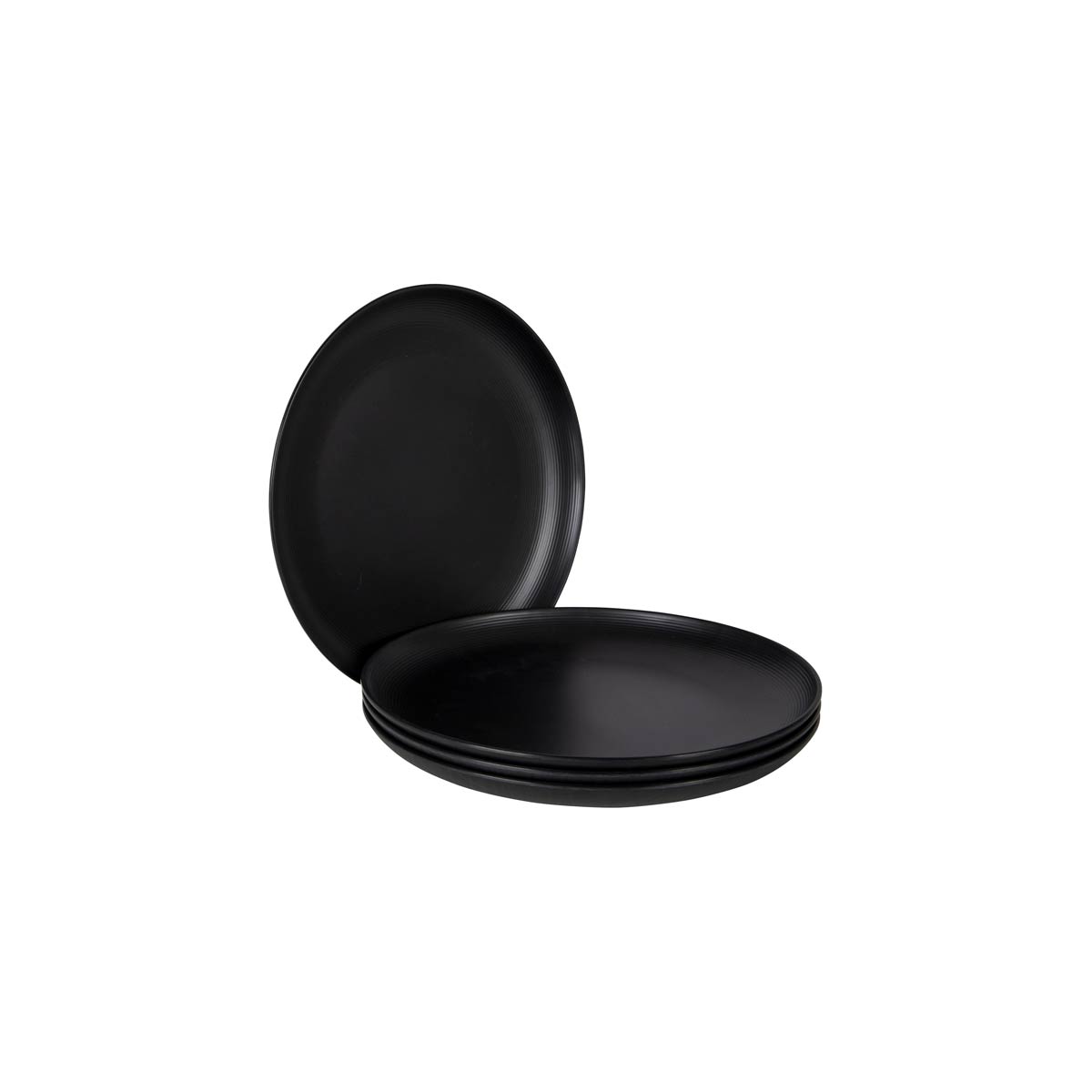 Bo-Camp Industrial Collection Dinner Plate Orville (4 Pieces / Black)