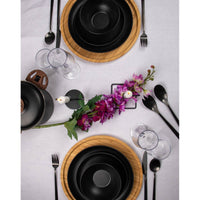 Bo-Camp Industrial Collection Dinner Plate Orville (4 Pieces / Black)