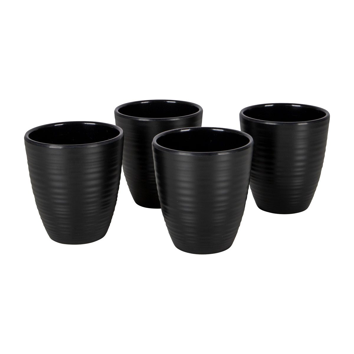 Bo-Camp Industrial Collection Mug Orville (4 Pieces / Black)