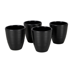 Bo-Camp Industrial Collection Mug Orville (4 Pieces / Black)