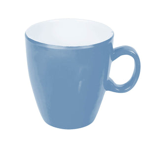 Bo-Camp Mug Two Tone Melamine (4 Pieces / Blue)