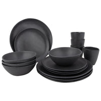 Bo-Camp Urban Collection Tableware Hoxton (16 Pieces / Grey)