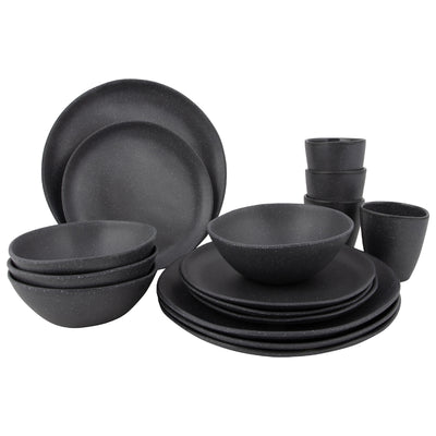 Bo-Camp Urban Collection Tableware Hoxton (16 Pieces / Grey)