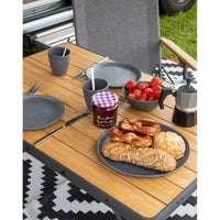 Bo-Camp Urban Collection Tableware Hoxton (16 Pieces / Grey)