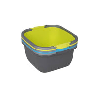 Bo-Camp Washing Bowl Square Polyethylene (13 Litres / Grey)