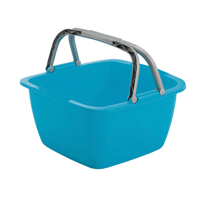 Bo-Camp Washing Bowl Square Abs (18.5 Litres / Blue)