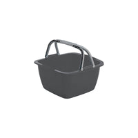 Bo-Camp Washing Bowl Square Abs (18.5 Litres / Grey)