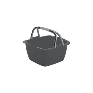 Bo-Camp Washing Bowl Square Abs (18.5 Litres / Grey)