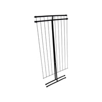 Bo-Camp Drying Rack Compact Steel Scissor Model Black (9 Metres)