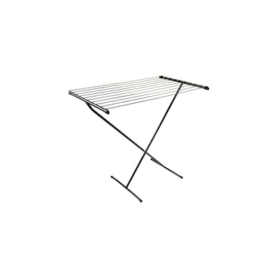 Bo-Camp Drying Rack Compact Steel Scissor Model Black (9 Metres)