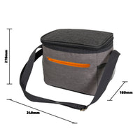 Bo-Camp Cooler Bag Grey Polyester (10 Litres)