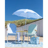 Bo-Camp Pastel Collection Parasol Lautrec Blue (Dia 165cm)